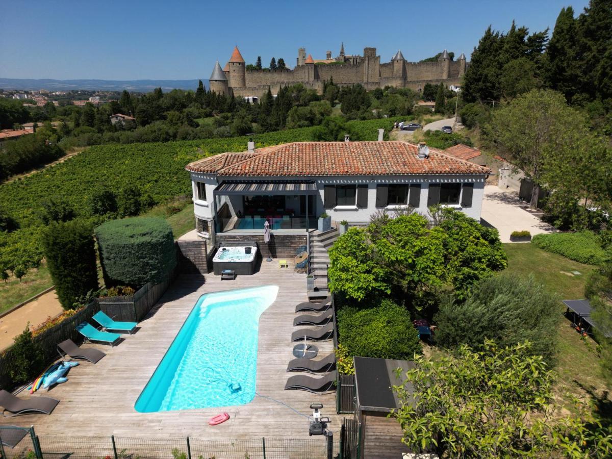 Villa L'écrin de la Cité, Coeur de Vignes Carcasona Exterior foto